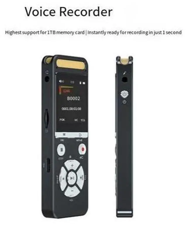 Main image of AI Voice Recorder with Noise Reduction and Color Screen, Compact and Portable, Long Standby Time, Professional AI Recorder, AI Voice Recorder