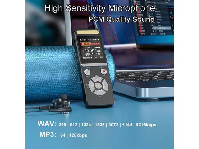 Alt view image 5 of 5 - AI Voice Recorder with Noise Reduction and Color Screen, Compact and Portable, Long Standby Time, Professional AI Recorder, AI Voice Recorder