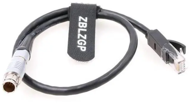 Alt view image 5 of 5 - ZBLZGP Fisher 8-pin Male to Ethernet RJ45 PC Data Transfer Ultrahigh-Speed Cable for Phantom VEO S 4K Camera (1M)