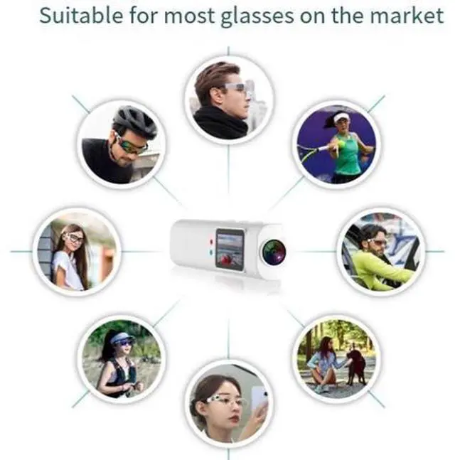 Alt view image 2 of 4 - With WIFI and screen, first-person perspective camera, DV for cycling, traveling, outdoor sports, recorder, S110 black
