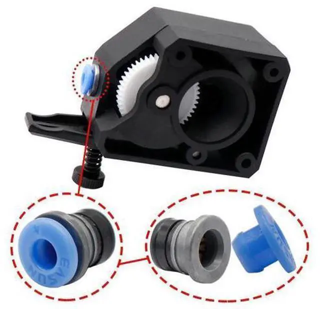 Alt view image 5 of 6 - Voron Bowden Fitting - Bowden pipe fitting with locking claws. BMG extruder incorporates pneumatic connectors.