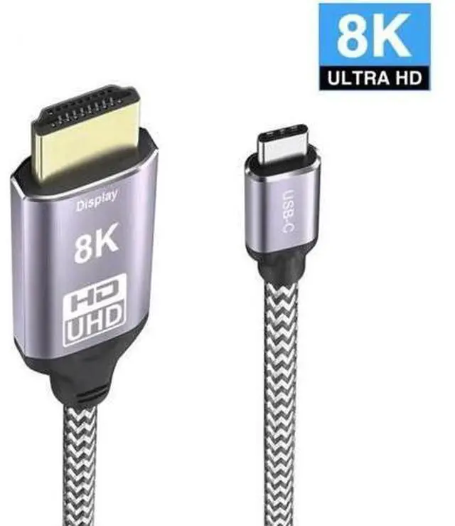 Main image of UC-139-1.8M USB4 USB-C Type-C Source to HDMI 2.0 Display 8K 60HZ UHD 4K HDMI Male Monitor Cable Connector 1.8m