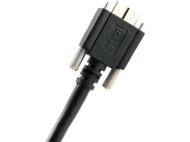 Alt view image 5 of 7 - USB 3.0 A type Cable Male to Micro USB 3.0 B Male with Mount Panel Screws for Hard Disk Mobile Phone 25Feet