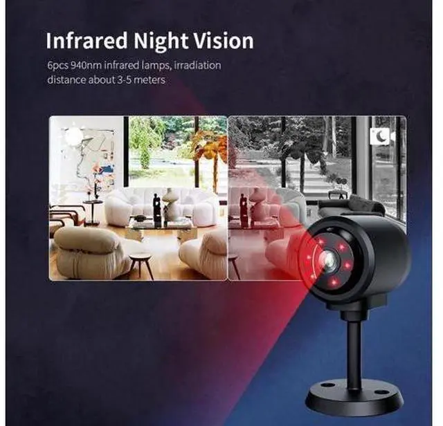 Alt view image 5 of 7 - best-seling Cl hieh-definition nieht vision camera for home security.Wifi monitoring, child care recordine,small camera