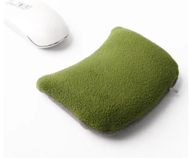 Main image of Large Mouse Wrist Rest Bean Bag Ergonomic Mouse Support Pad Filled Ergo Beads for Computer Laptop PC Gaming (Green)