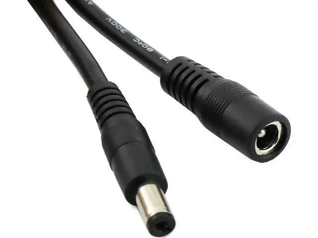 Alt view image 2 of 4 - DC Power Extension Cable 5.5mm x 2.1mm Male Female Cord 18AWG 12V 24V 10A Heavy Duty (33 feet / 10 Meters)