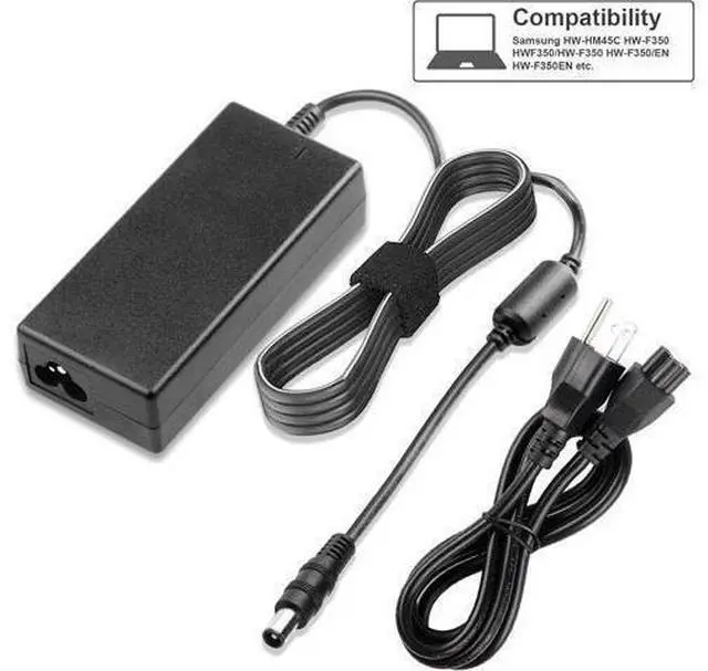 Alt view image 5 of 7 - 24V AC Adapter Charger Compatible with SoundBar HW-J450 HW-K450 HW-J551 HW-K551 HW-H550 HW-K550 HW-J550 HW-H7500 HW-H7501 HW-M550 HW-J355 HW-J370 HW-J8500