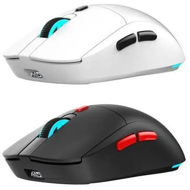 Alt view image 5 of 7 - HXSJ T20 wireless 2.4G mouse comes with a 650mAh rechargeable battery and a 3600 dpi resolution. white