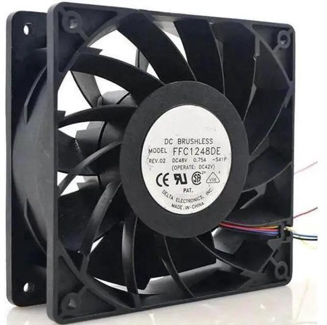 Main image of FFC1248DE 12038 48V 0.75A 12CM double ball 4-wire PWM cooling fan