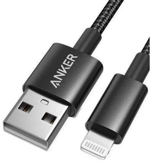 Main image of USB A to Lightning Cable(3.3FT 1Pack) MFi Certified Nylon USB to Lightning Cord for iPhone 14/13/12/11 Pro/11/XS MAX/XR/8/7/6s Plus Cable(Black)