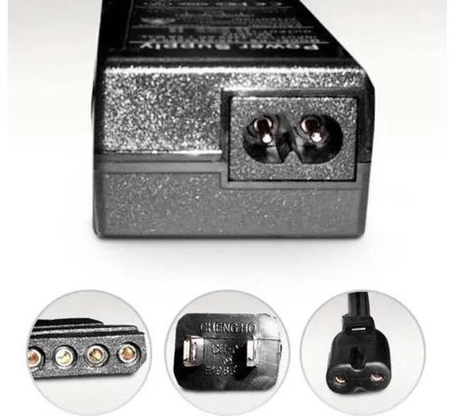 Alt view image 3 of 5 - Coolerguys 100-240v AC to 12 & 5v DC 4pin Molex 2A Power Adapter (2A Without On/Off Switch)