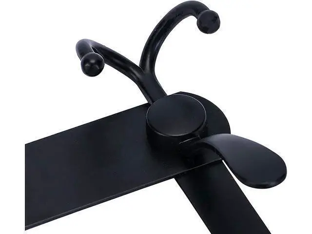 Alt view image 2 of 6 - Over The Door Hooks Coat Rack for Hanging Clothes Hat Towel (Heavy Duty Black 1pcs)