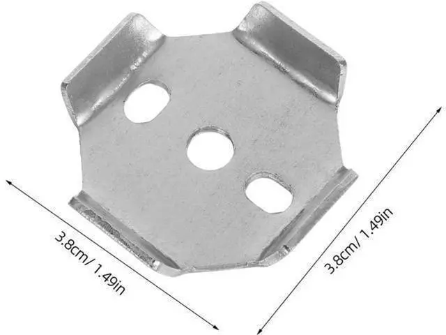 Alt view image 2 of 7 - 2Pcs Towel Bar Replacement Accessories Stainless Steel Bathroom Towel Rack Brackets Mounting Hardware for Enhanced Functionality and Durability