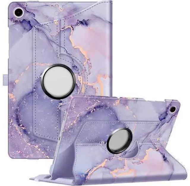 Main image of Fintie Rotating Case for Tab A11+ Plus 11 Inch 2025/ A9+ Plus 2023 360 Degree Swiveling Stand Protective Cover with Auto Sleep/Wake Lilac Marble