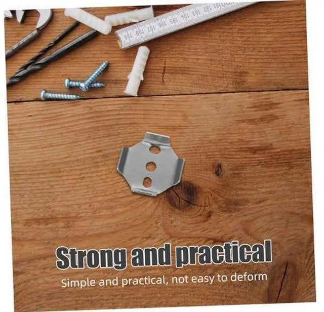 Alt view image 6 of 7 - 2Pcs Towel Bar Replacement Accessories Stainless Steel Bathroom Towel Rack Brackets Mounting Hardware for Enhanced Functionality and Durability