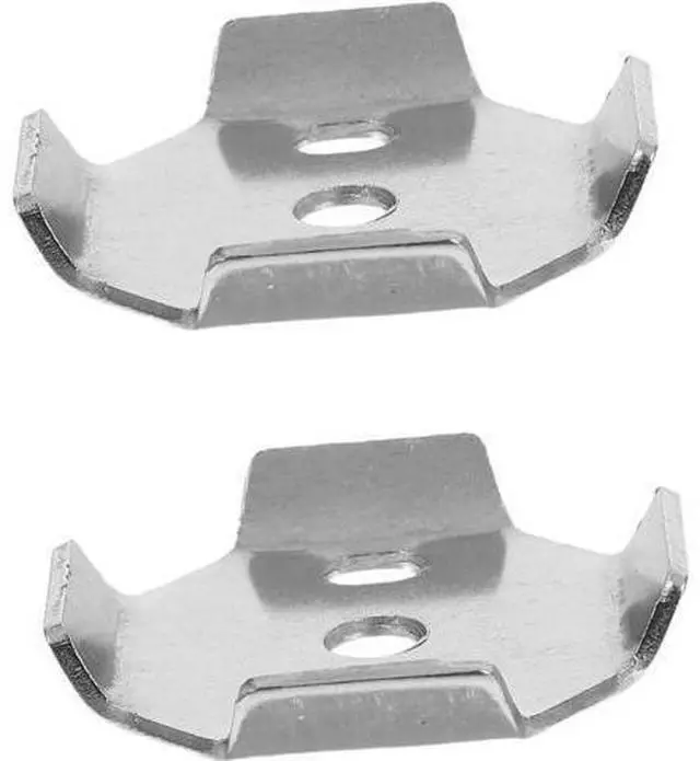 Main image of 2Pcs Towel Bar Replacement Accessories Stainless Steel Bathroom Towel Rack Brackets Mounting Hardware for Enhanced Functionality and Durability