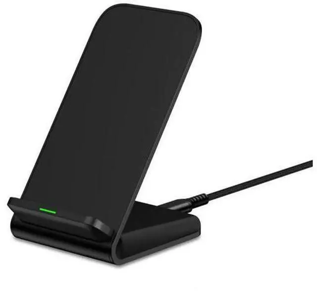 Main image of 15W Vertical Stand Wireless Charger Desktop Phone Stand With Wireless Charging Capable Battery Live broadcast stand