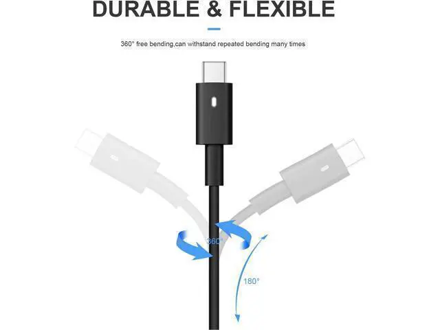 Alt view image 4 of 7 - 65W 45W Laptop Charger USB C for USB C Charger XPS 12 XPS 13 Latitude 3540 5420 5430 5440 5450 5520 5530 5540 5550 7400 7410 7420 7430 7440