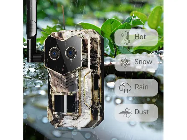 Alt view image 2 of 5 - Hunting camera outdoor surveillance of orchard hunting camera animals woods hunting fishpond night vision tracking sensor camera