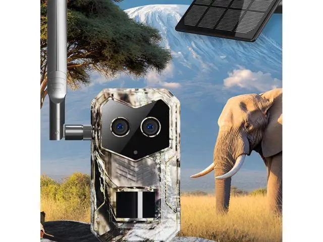 Alt view image 4 of 5 - Hunting camera outdoor surveillance of orchard hunting camera animals woods hunting fishpond night vision tracking sensor camera