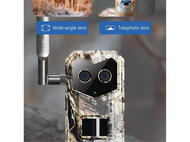 Alt view image 5 of 5 - Hunting camera outdoor surveillance of orchard hunting camera animals woods hunting fishpond night vision tracking sensor camera