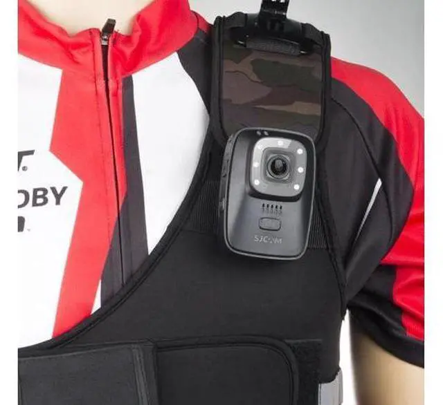 Alt view image 2 of 5 - A10 Portable Body Cam Wearable Infrared Security Camera IR-Cut Night Vision Laser Positioning Action Camera