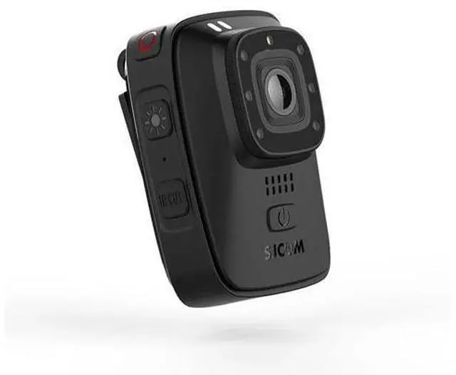 Alt view image 4 of 5 - A10 Portable Body Cam Wearable Infrared Security Camera IR-Cut Night Vision Laser Positioning Action Camera