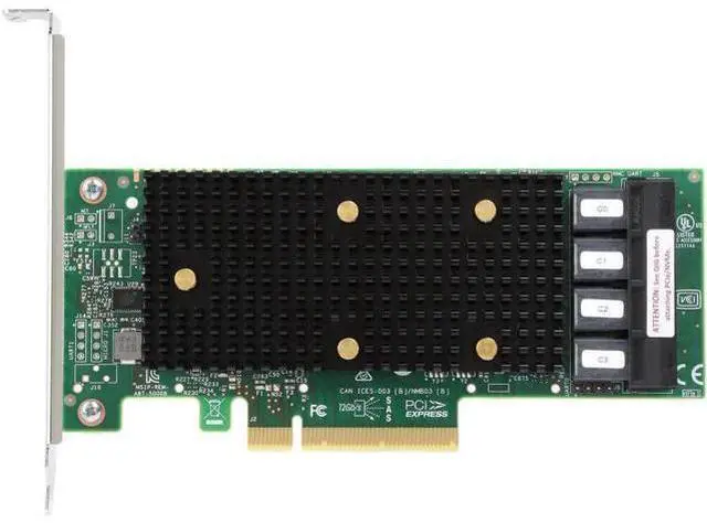 Alt view image 2 of 4 - anicorn LSI SAS 9400-16i x8 lane PCI Express 3.1 SAS Tri-Mode Storage Adapter