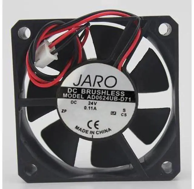Alt view image 3 of 3 - Genuine fan AD0624UB-D71 6015 24V 0.11A power supply cooling fan