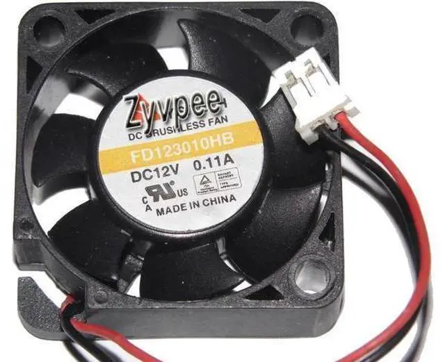Main image of 3010 30*10mm FD123010HB 12V 0.11A 2 Wires 2 Pins mini fan 3cm case cooler for Router Switch