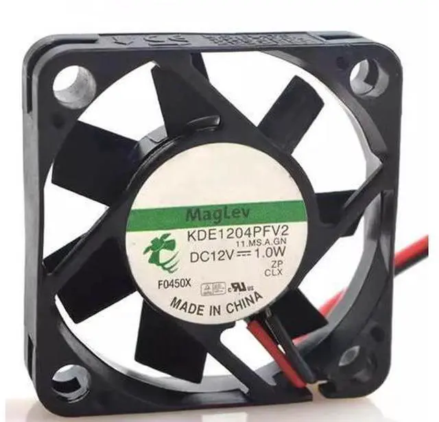 Alt view image 5 of 6 - DC12V 1.0W KDE1204PFV2 4010 4cm 2-wire magnetic bearing silent cooling fan
