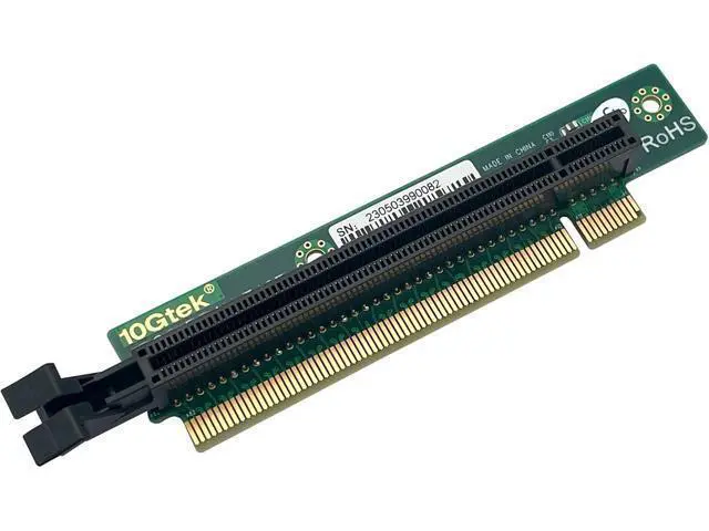 Alt view image 3 of 7 - REDLUX PCI-Express 16x Riser Card 90-Degree L-Angle Riser Adapter Card for 1U, Compatible with Super-micro Riser Card RSC-R1UTP-E16R