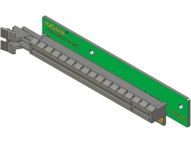 Alt view image 6 of 7 - REDLUX PCI-Express 16x Riser Card 90-Degree L-Angle Riser Adapter Card for 1U, Compatible with Super-micro Riser Card RSC-R1UTP-E16R