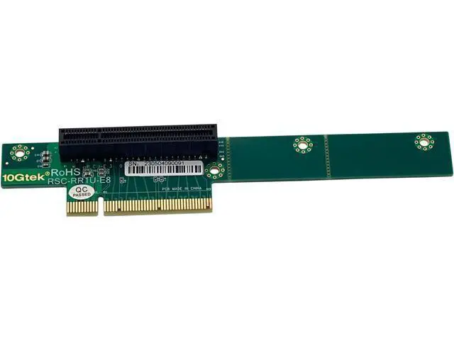 Alt view image 2 of 5 - PCI-Express 8X Riser Card 270-Degree R-Angle Riser Adapter Card for 1U, Compatible with Super-micro RSC-RR1U-E8