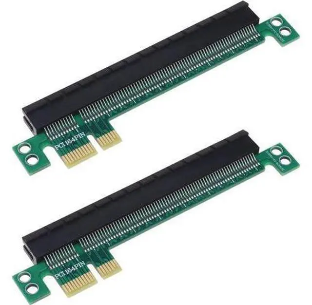 Main image of 2PCS PCI-E 1x to 16x Expander Converter Riser Card Adapter Male to Female Expansion PCI-E 16X Extension Card Riser Card Protection Card