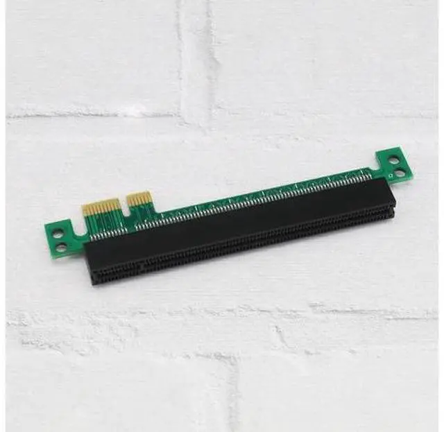 Alt view image 6 of 7 - 2PCS PCI-E 1x to 16x Expander Converter Riser Card Adapter Male to Female Expansion PCI-E 16X Extension Card Riser Card Protection Card