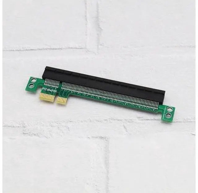 Alt view image 7 of 7 - 2PCS PCI-E 1x to 16x Expander Converter Riser Card Adapter Male to Female Expansion PCI-E 16X Extension Card Riser Card Protection Card