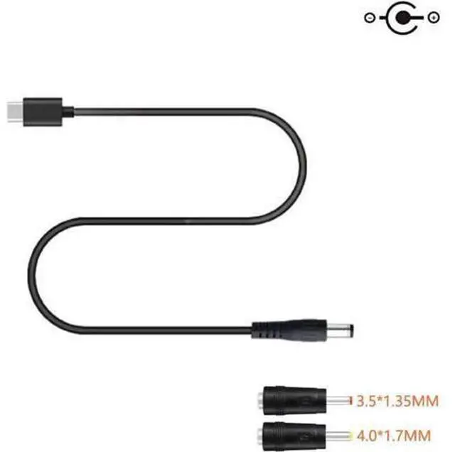 Alt view image 3 of 7 - USB C to DC 5.5mm x 2.1mm Power Cord, USB Type C Input to DC 15V Out Charging Cable, Work with PD Charger and PD Power Bank.Output DC 15V 3A Max. Portable for Outdoor Test, Studio, office