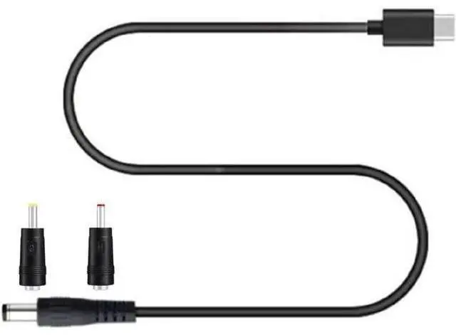 Main image of USB C to DC 5.5mm x 2.1mm Power Cord, USB Type C Input to DC 15V Out Charging Cable, Work with PD Charger and PD Power Bank.Output DC 15V 3A Max. Portable for Outdoor Test, Studio, office