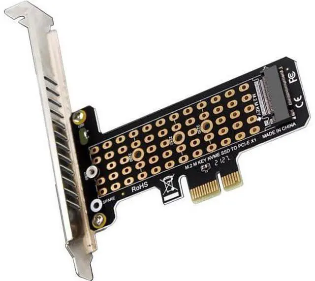Main image of M.2 NVMe SSD to PCI-E 4.0 X1 Adapter Card with Matrix Cooling Vents, Enhanced Heat Dissipation, Supports 2230 2242 2260 2280