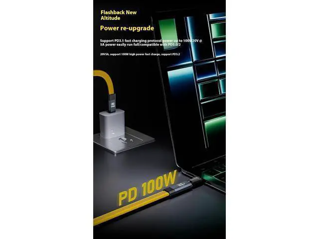 Alt view image 3 of 7 - USB C Expansion Cable (0.65Ft/0.2m/20Gbps), USB 3.2 Type C 3.1 Male to Female Extension Charging & Sync for PSVR2 MacBook Air M2 Pro/iPad mini, iPad Pro D-ELL XPS Surface Book and More
