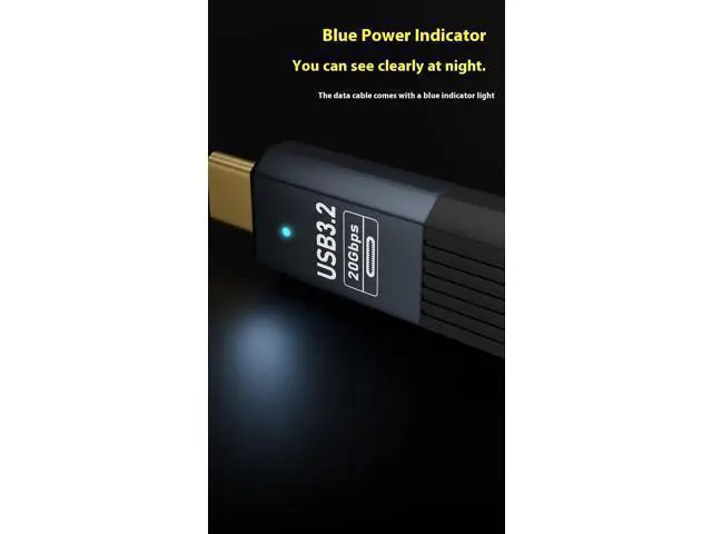 Alt view image 7 of 7 - USB C Expansion Cable (0.65Ft/0.2m/20Gbps), USB 3.2 Type C 3.1 Male to Female Extension Charging & Sync for PSVR2 MacBook Air M2 Pro/iPad mini, iPad Pro D-ELL XPS Surface Book and More