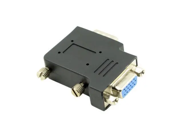 Alt view image 5 of 7 - Vertical Flat Right Angled 90 Degree VGA SVGA Male to Female Extension Adapter BK