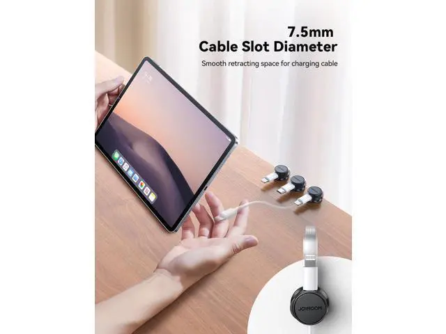 Alt view image 4 of 7 - 9 Pack Magnetic Cable Clips, Cord Organizer Adhesive Wire Holder