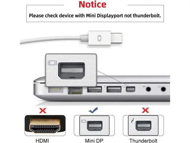 Alt view image 7 of 7 - Mini DP Female 8K 60hz to DisplayPort 1.4 Male Adapter Ultra-HD UHD 4K 144hz 7680 * 4320 for Video PC Laptop Monitor
