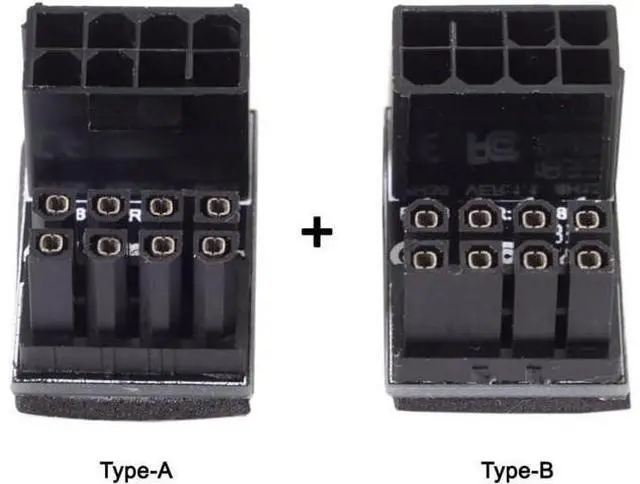 Alt view image 3 of 7 - ATX 8Pin Female to 8pin Male 180 Degree Angled Power Adapter for Desktops Graphics Card