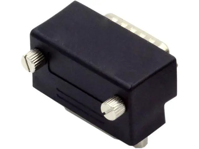 Alt view image 6 of 7 - Up 90 Degree Angled DSUB D-subminiature 15pin Male to Female Extension Adapter DB Connector