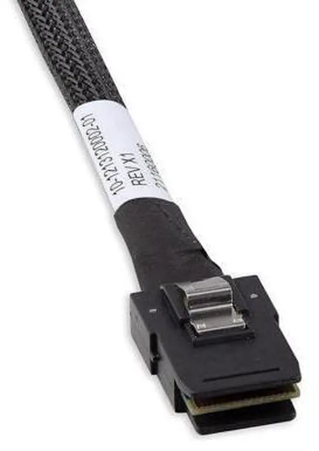 Alt view image 3 of 7 - MiniSAS SFF-8087 Fan-Out Cable Breakout to 4xSATA, 6Gbps High-Speed Cable for RAID Controllers, Servers & Storage Enclosures, SATA Right Angle, 0.5-m(1.6ft)