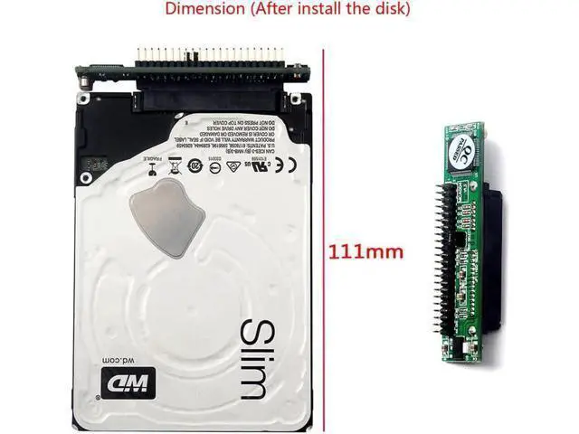 Alt view image 4 of 7 - SATA Female to IDE 44Pin Converter Adapter PCBA for Laptop & 2.5" Hard Disk Drive