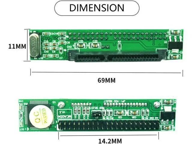 Alt view image 7 of 7 - SATA Female to IDE 44Pin Converter Adapter PCBA for Laptop & 2.5" Hard Disk Drive